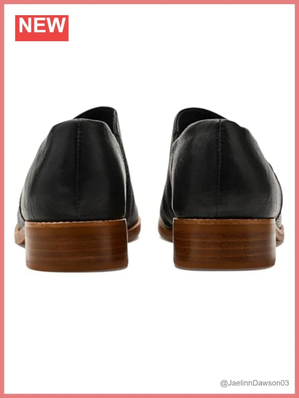 Sofft Naydeen Leather Slip-On Loafer Block Heel Peep Toe Cushioned